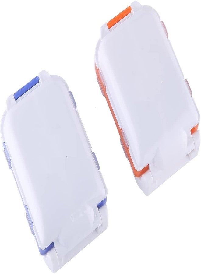 VETERIT Compartment Pill Case Portable Small Weekly Travel Pill Organizer Portable Pocket Pill Box Dispenser for Purse Vitamin Fish Oil Compartments Container - Image 1